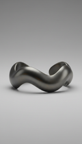 Graphite wave form bangle